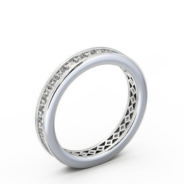 Hazel Princess Lab Diamond Channel Set Ring